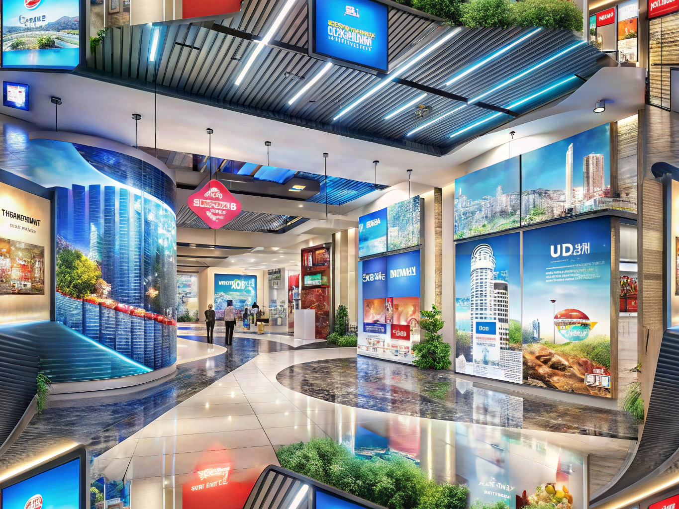 Personalized printed and digital signage enhancing customer engagement in a retail environment